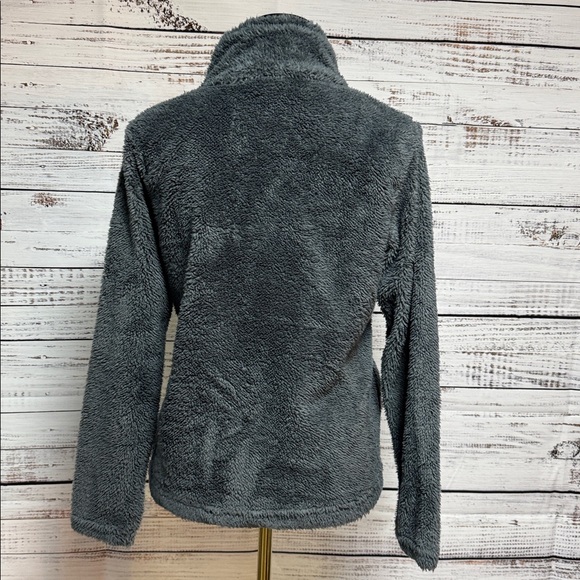 Cozy Gray Fleece Jacket - Picture 3 of 4